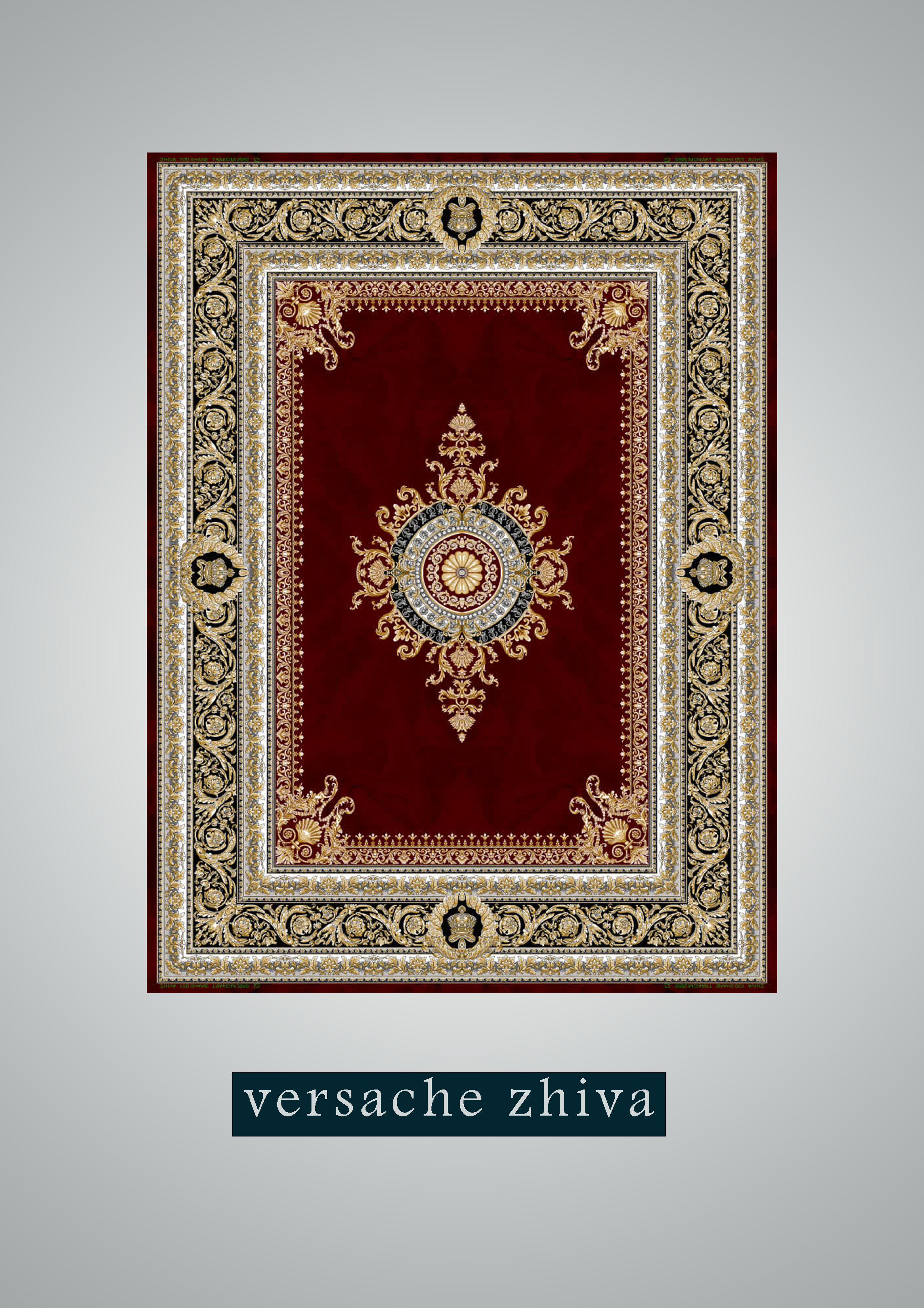 فرش 700 شانه طرح وسراچه ژیوا